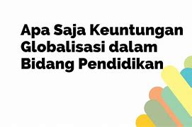 Aspek Globalisasi Dalam Pendidikan